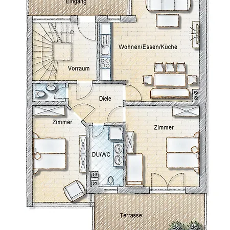 Appartmenthaus Dekupi's Daire